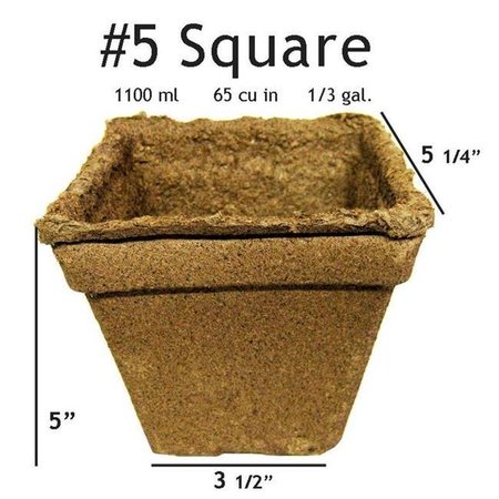 COWPOTS CowPots #5 Square Pot - 20 pots #5 Sq (20)